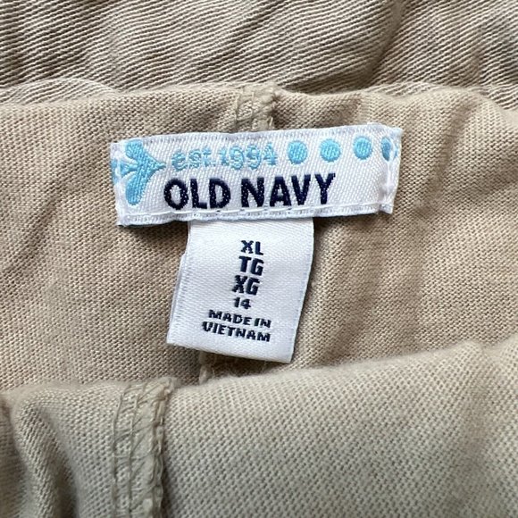 Old Navy Girls XL 14 Uniform Skorts Skirt Shorts Kaki Brown NWT - Picture 4 of 10